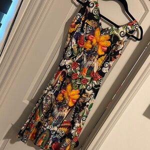 Mexican rockabilly dress